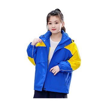 中小学生冲锋衣校服春秋装男女童三件套儿童班